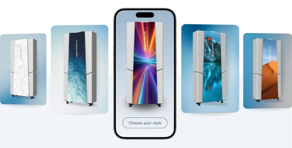 Découvrez les nouveaux modèles de personnalisation Hydraloop
